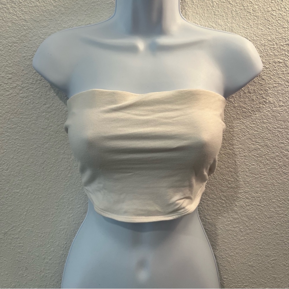 white tube top
